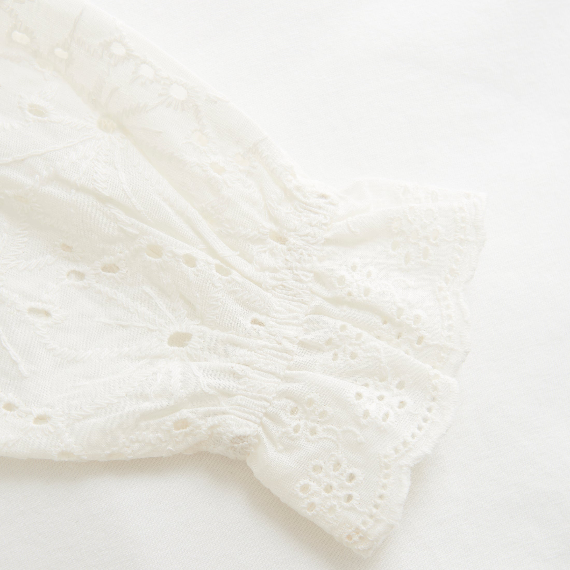 Creamie "Tunika mit Lochstickerei" - Cloud