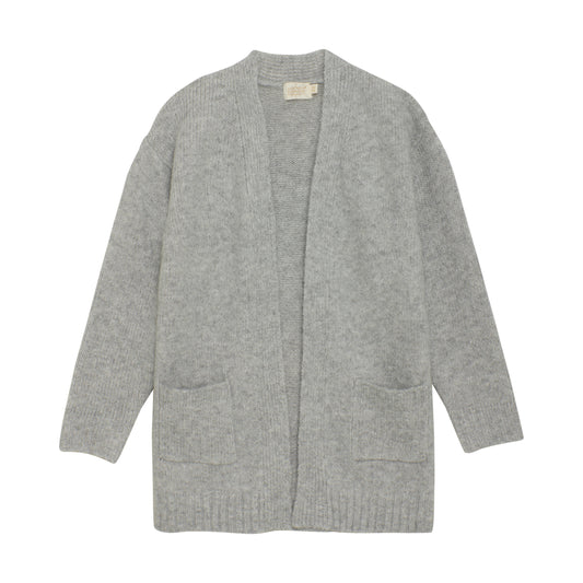 Creamie "Strickjacke lang" - Light Grey Melange