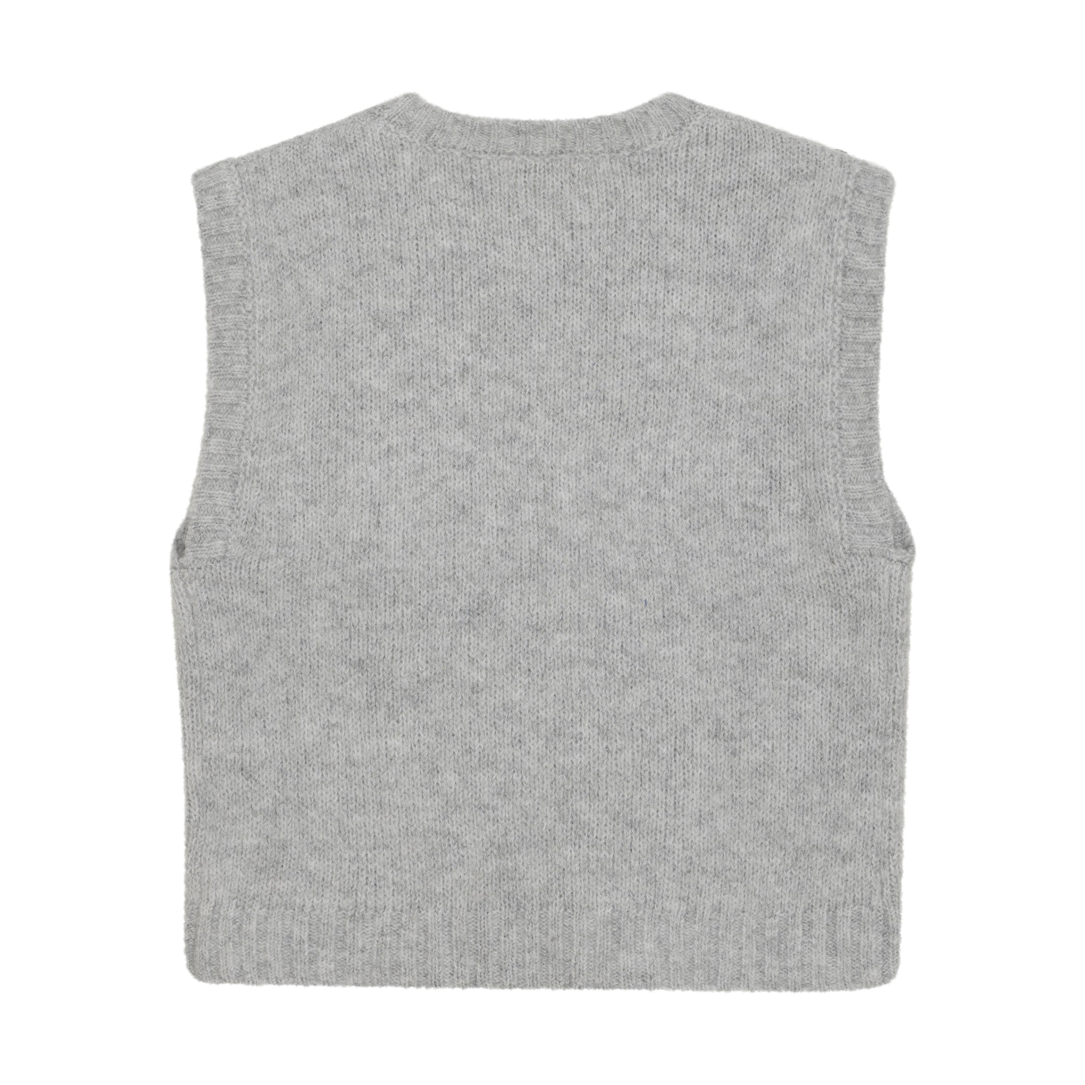 Creamie "Pullunder mit Amour Druck" - Light Grey Melange