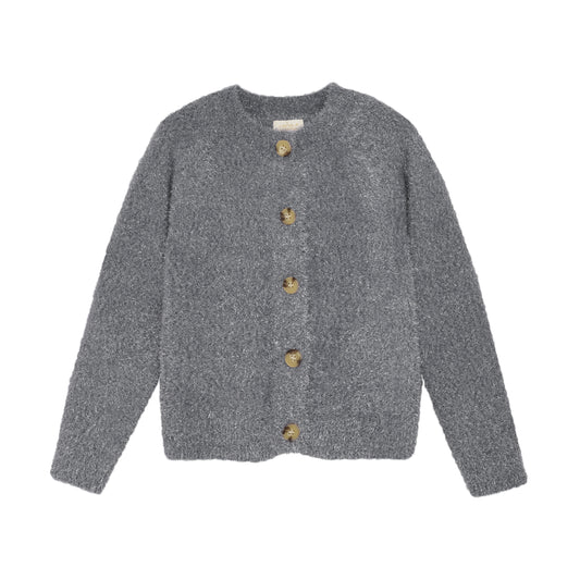 Creamie "Strickjacke Glitter" - Iron Gate