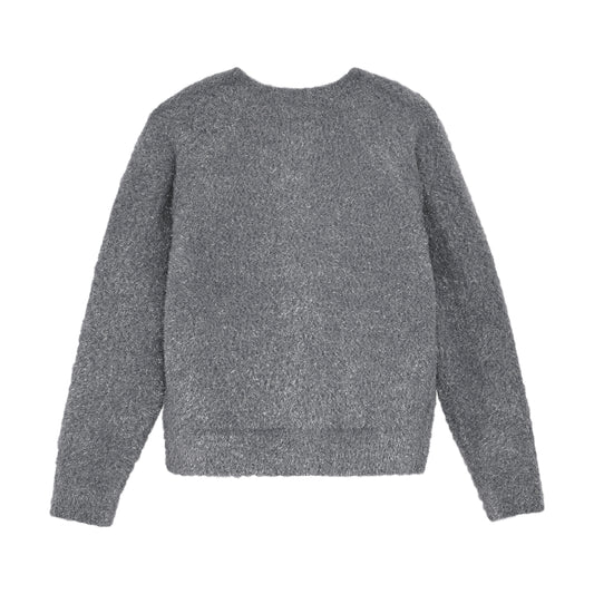 Creamie "Strickjacke Glitter" - Iron Gate