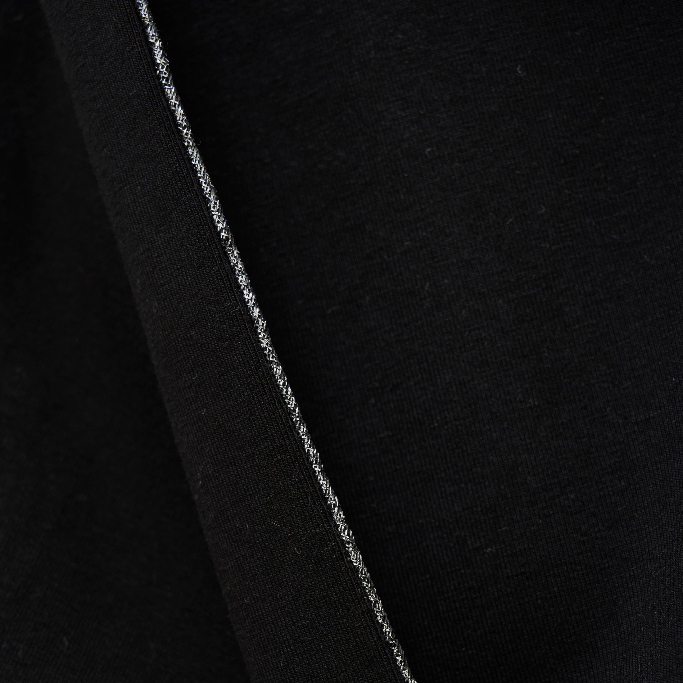 Creamie "Leggings mit silbernem Glitzerstreifen" - Black
