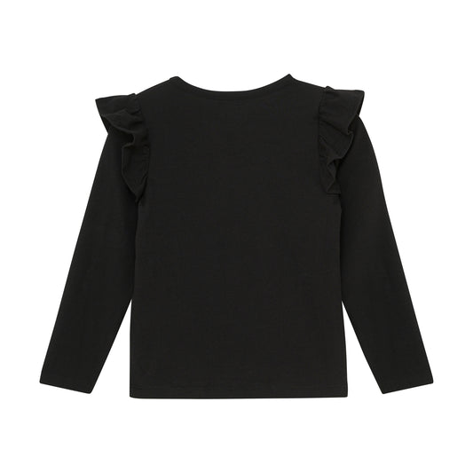 Creamie Langarmshirt mit Rüsche