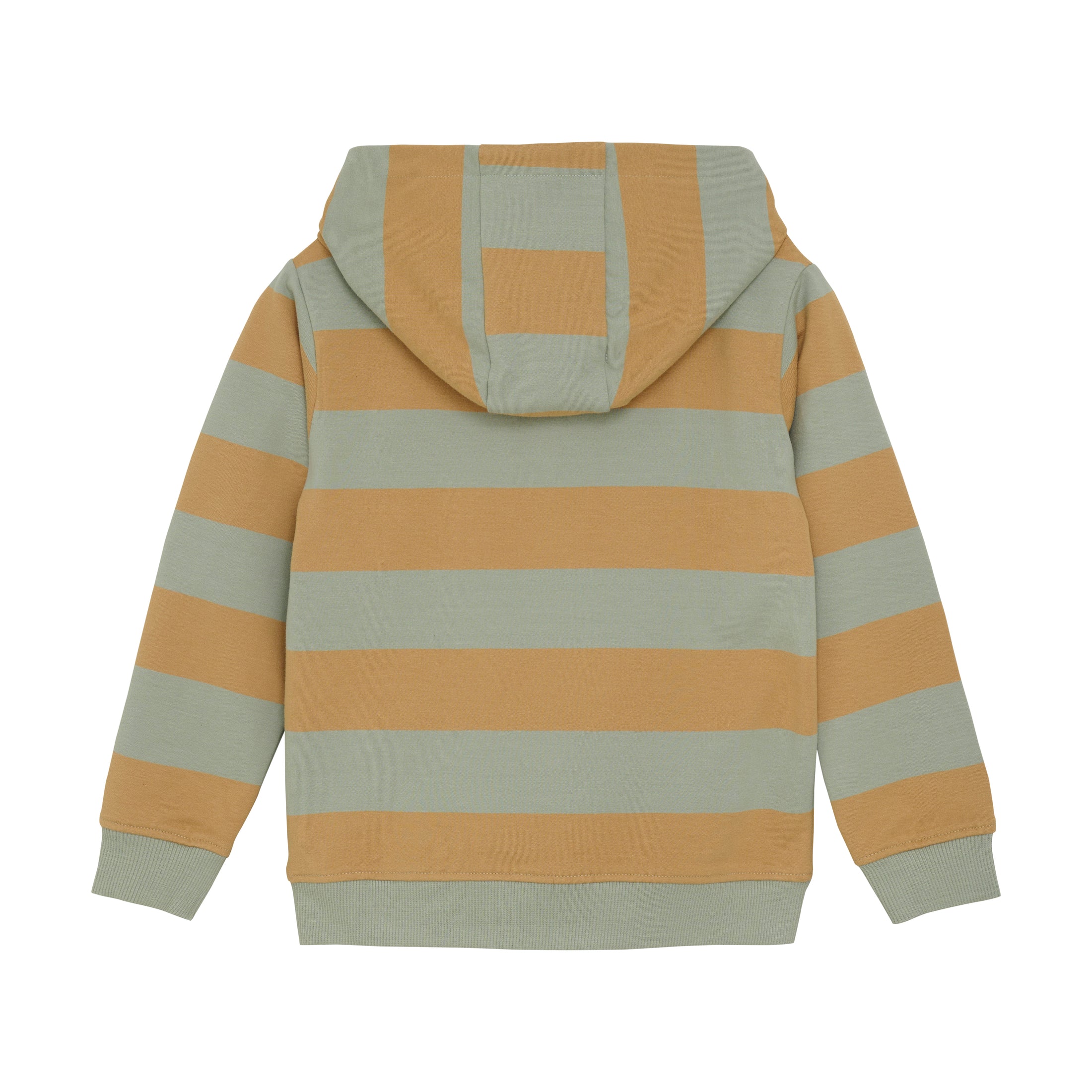 Daily Seven "Sweatshirt mit Kapuze, gestreift" - Light Castagne