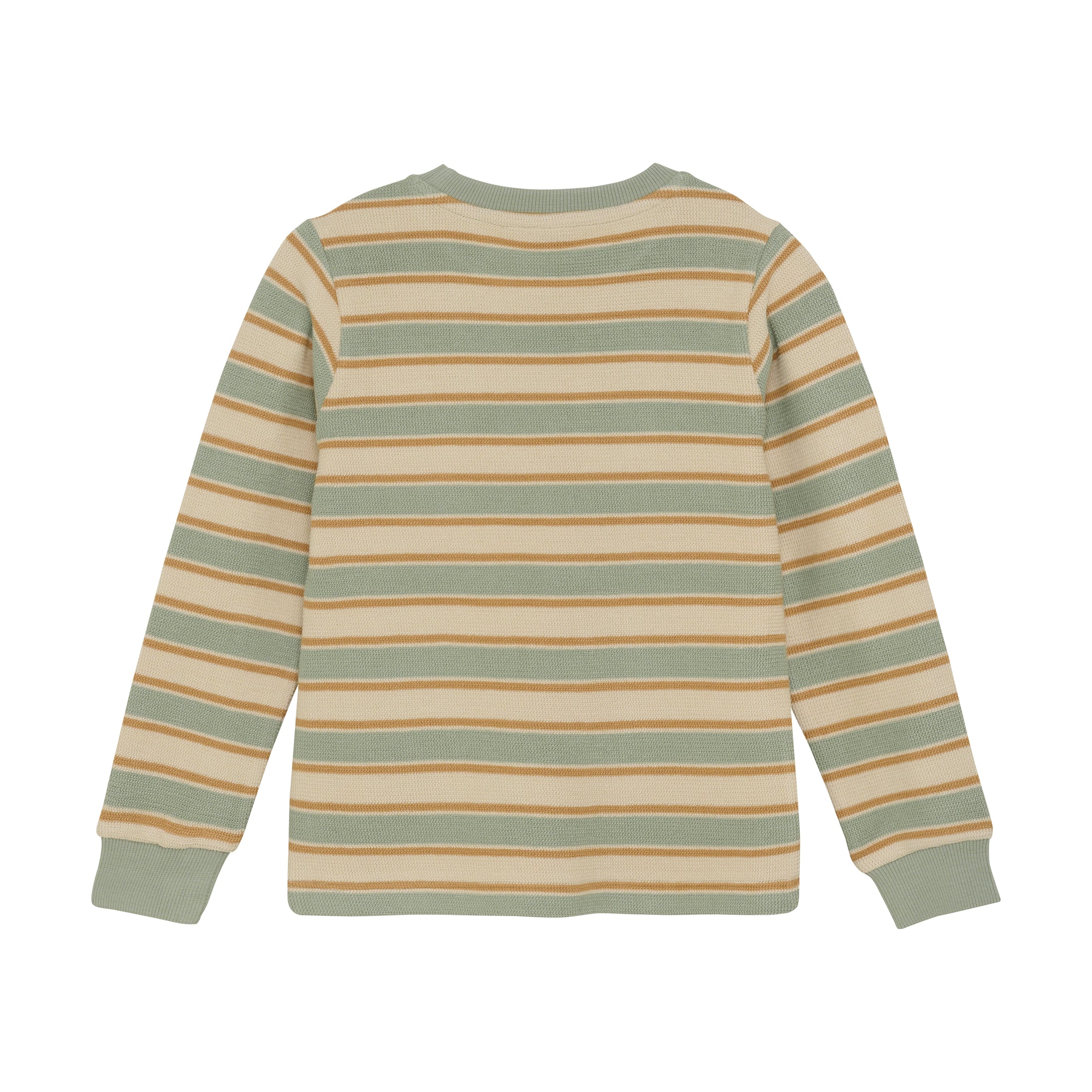 Daily Seven "T-Shirt langarm, gestreift" - Light Chestnut