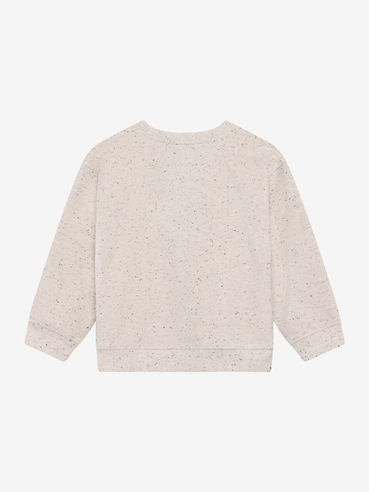 Daily Seven Sweatshirt mit Abzeichen - Sandshell