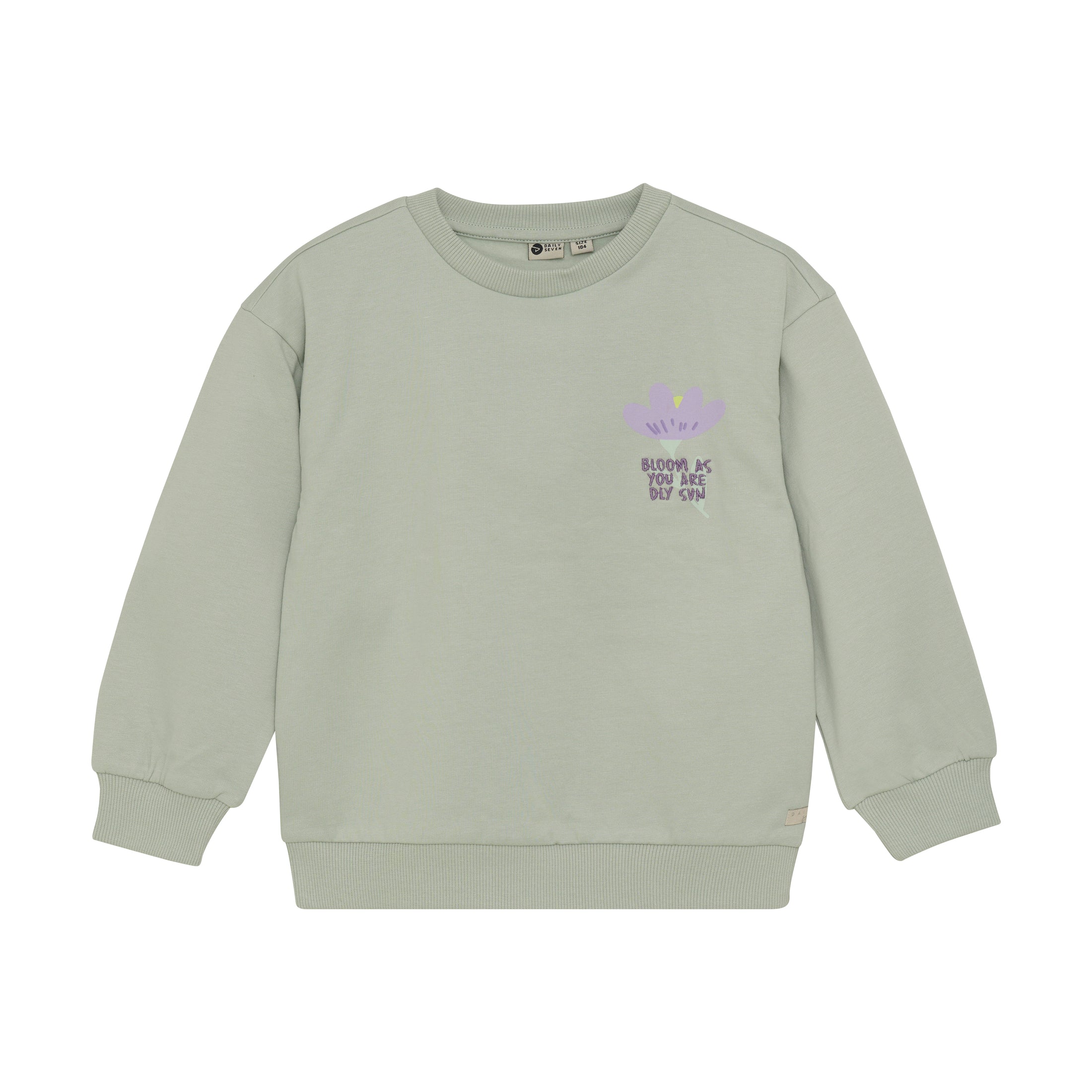 Daily Seven "Sweatshirt Backprint" - Cool Mint