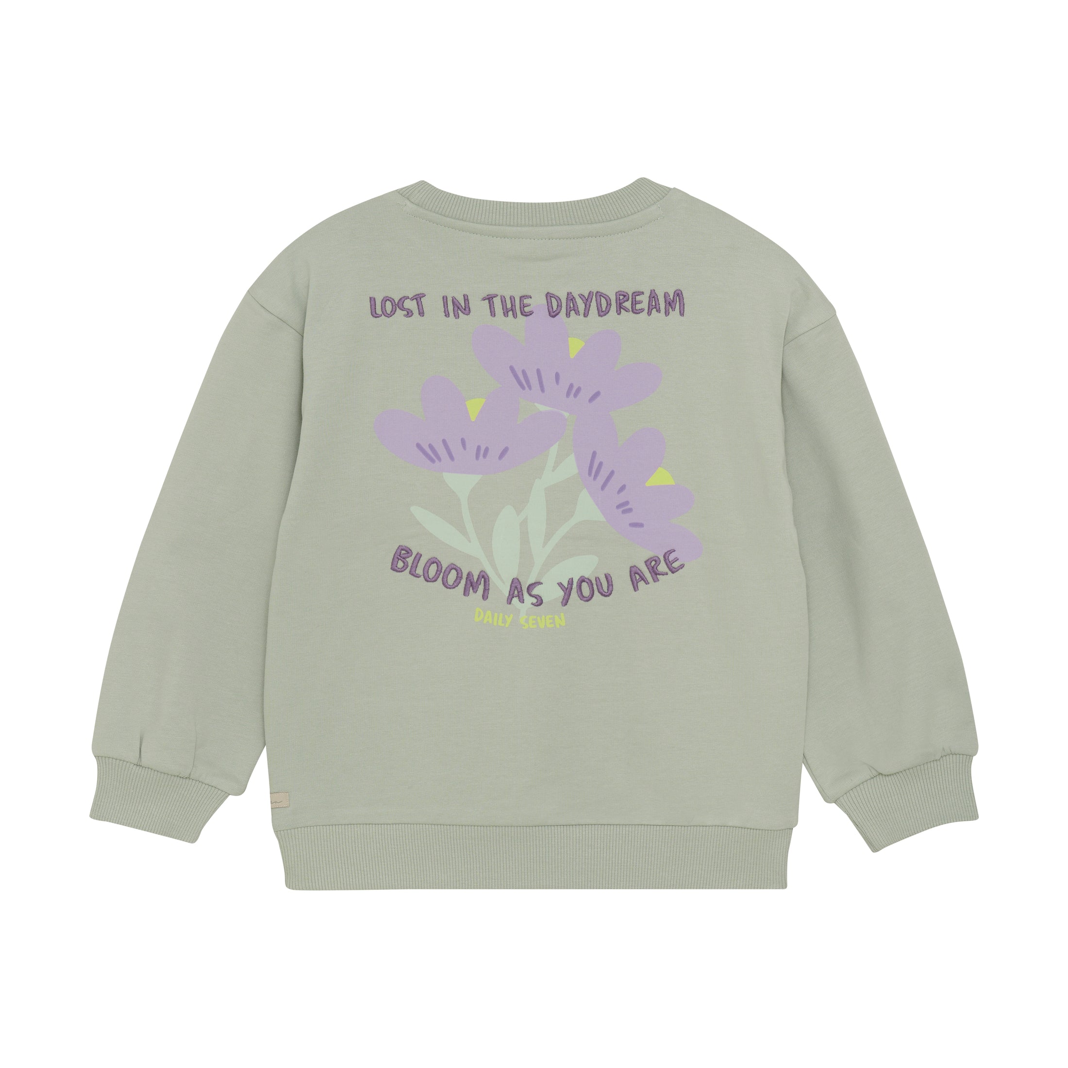 Daily Seven "Sweatshirt Backprint" - Cool Mint
