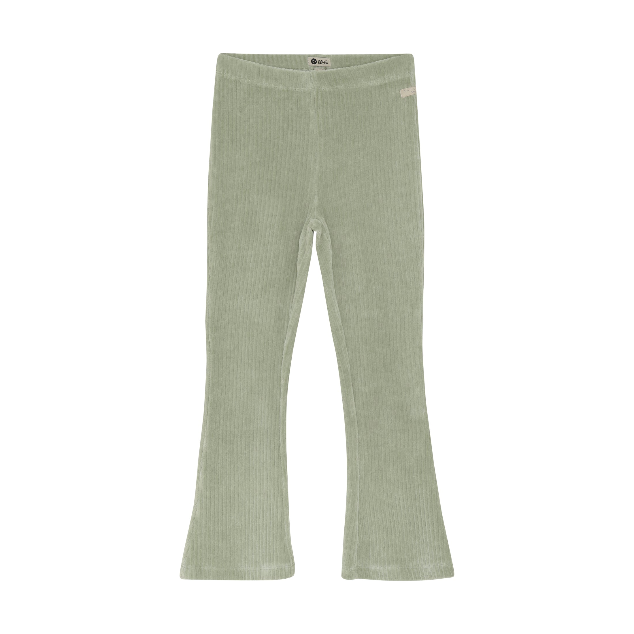 Daily Seven "Leggings ausgestellt" Babycord - Salbei