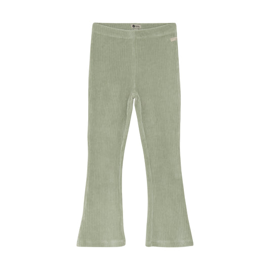 Daily Seven "Leggings ausgestellt" Babycord - Salbei
