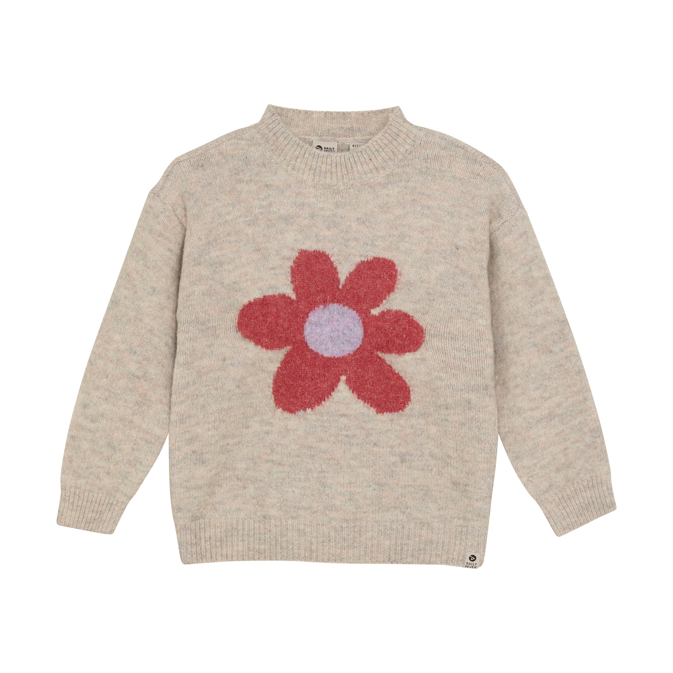 Daily Seven "Pullover Flower" - Pale Mauve