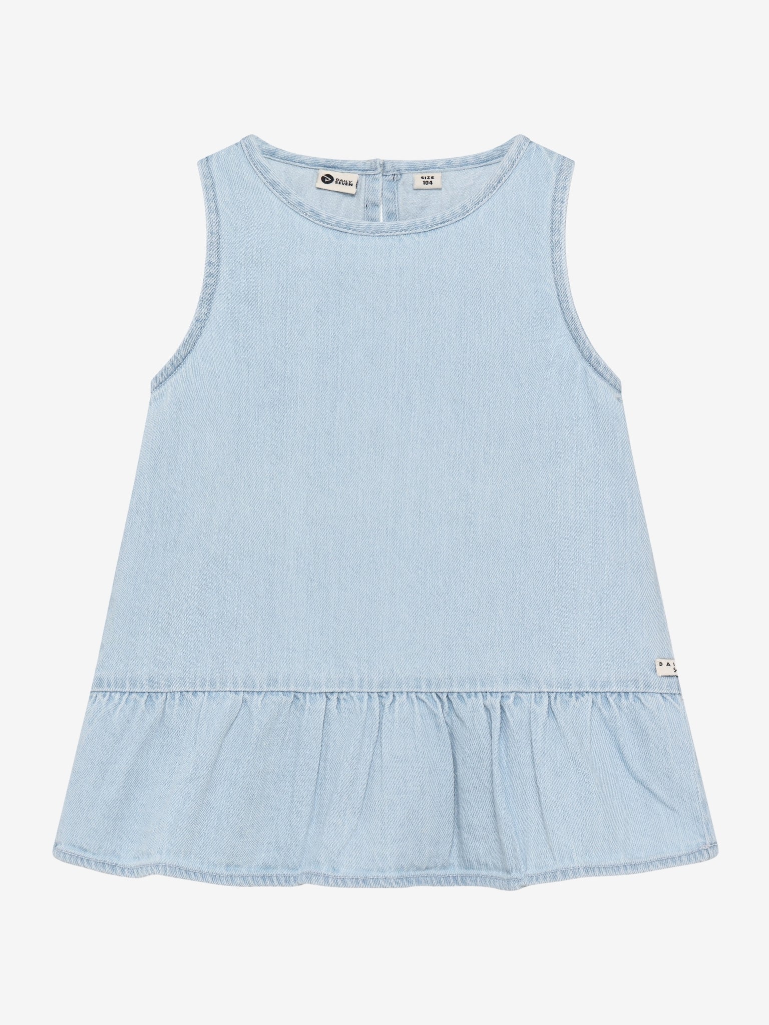 Daily Seven leichtes Denim Tanktop - Light Denim Blue