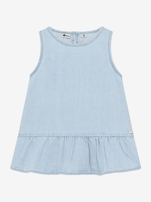Daily Seven leichtes Denim Tanktop - Light Denim Blue