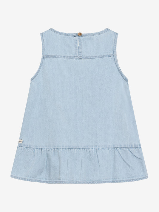 Daily Seven leichtes Denim Tanktop - Light Denim Blue