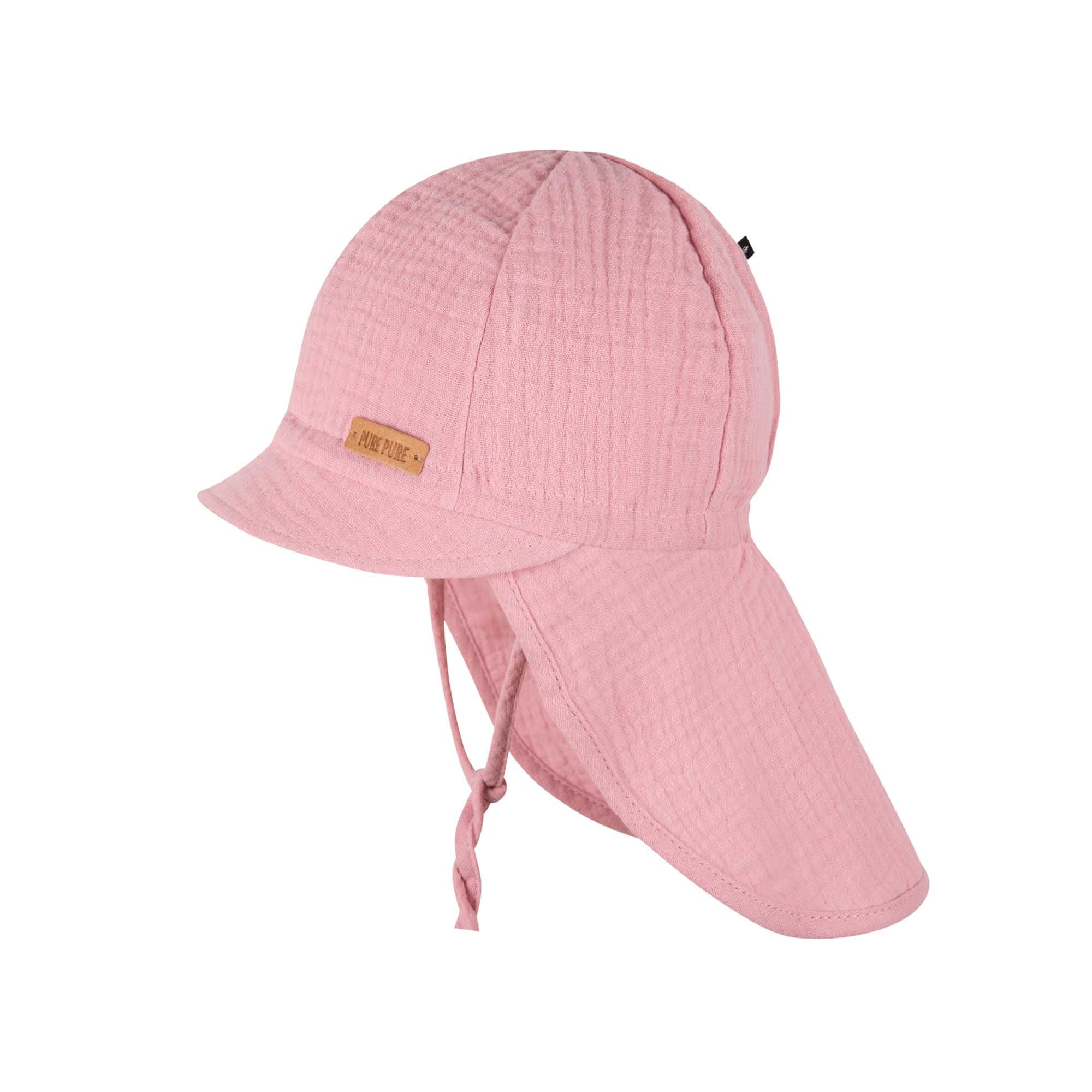 Pure Pure UV Mütze mit Nackenschutz - Mauve