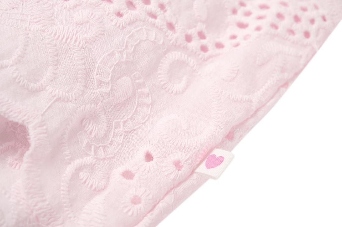 Someone Tunika mit Lochstickerei - Soft Pink