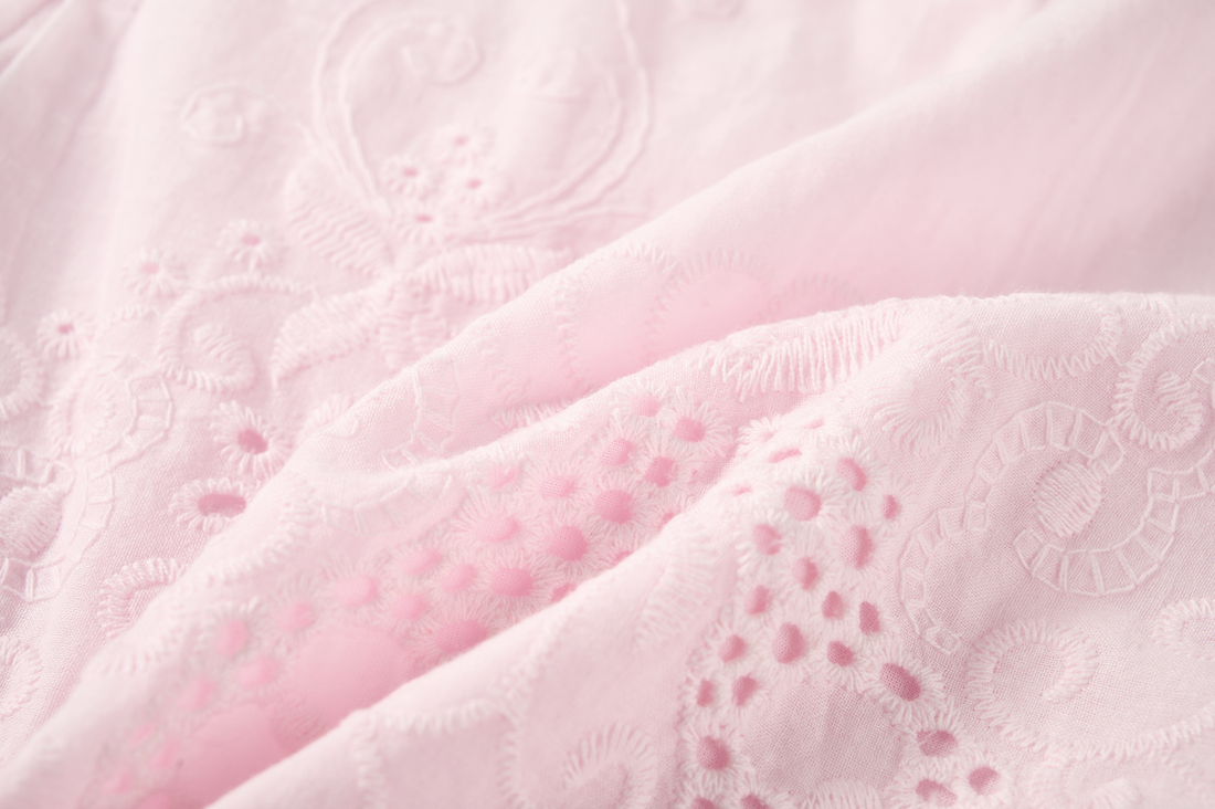 Someone Tunika mit Lochstickerei - Soft Pink