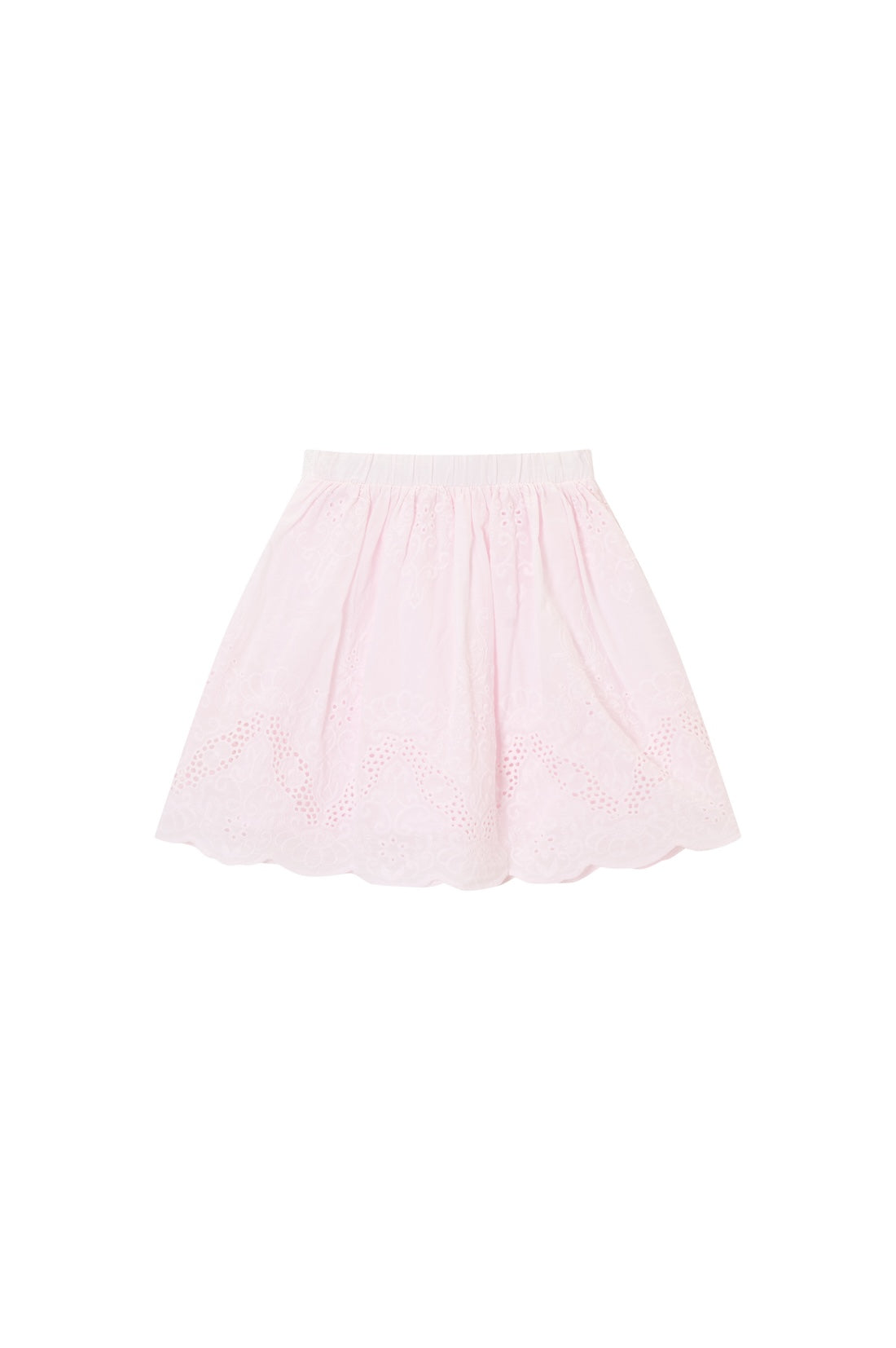 Someone Rock mit Lochstickerei - Soft Pink