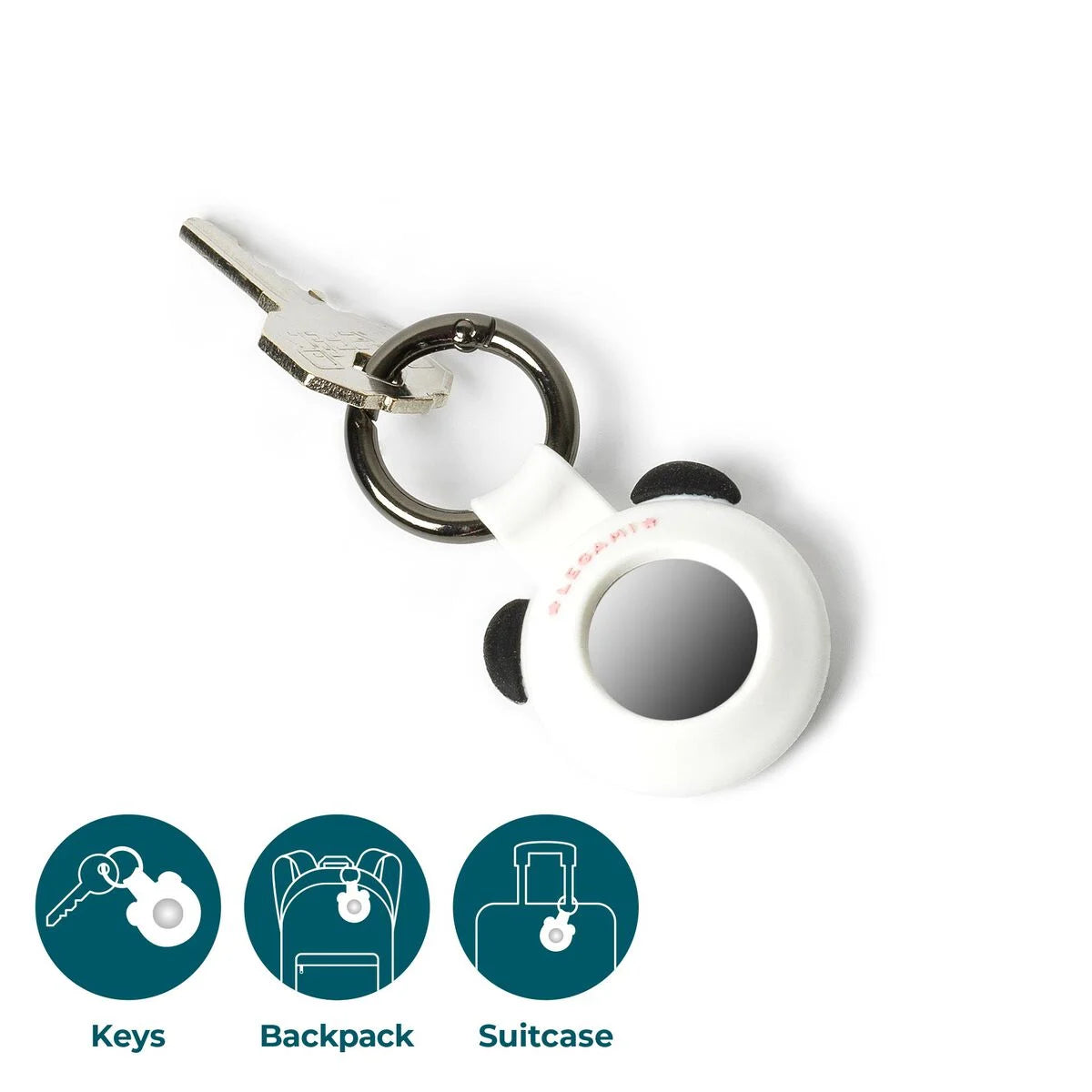 AirTag-Schlüsselanhänger Panda - Keyring for AirTag