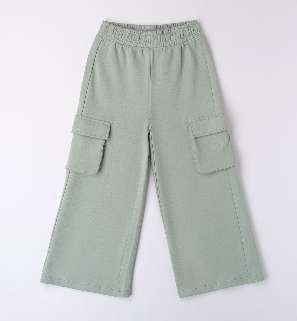 Sarabanda "Hose" ausgestellt mit seitlichen Taschen - Khaki