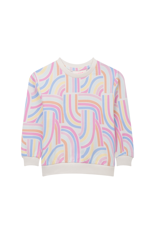 Someone "Sweatshirt Becca" Pastellfarben - Beige