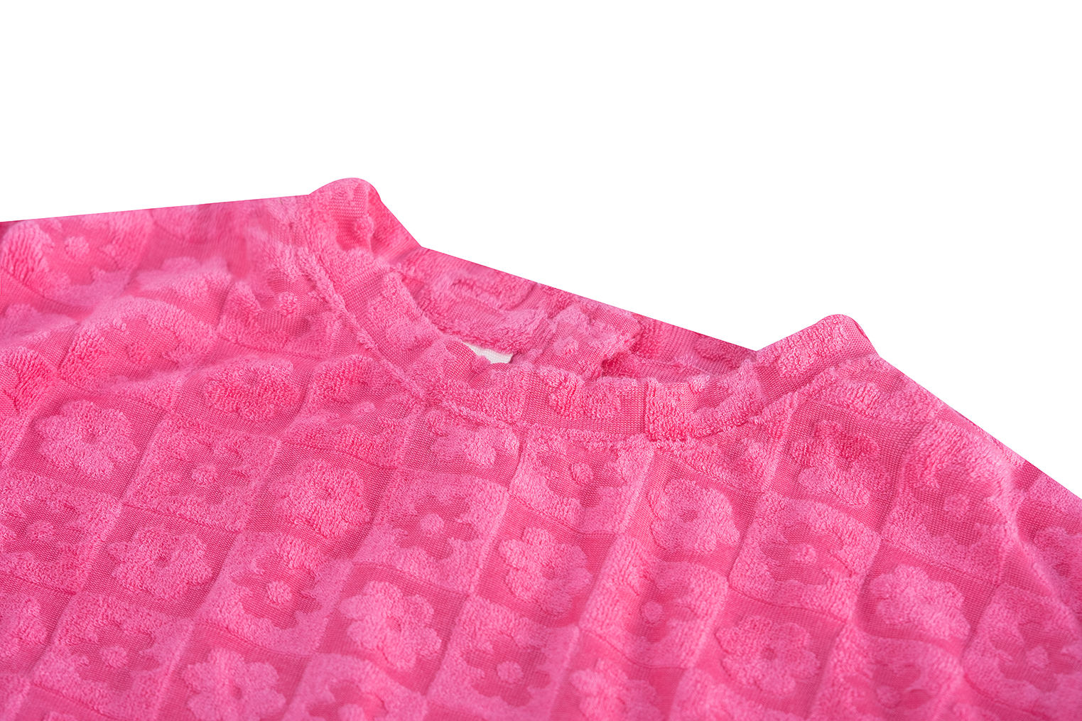 Someone "Kleid Becca" aus weichem Frottee - Pink