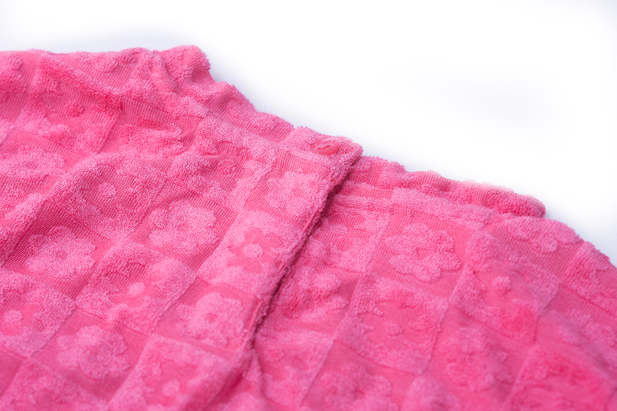 Someone "Kleid Becca" aus weichem Frottee - Pink