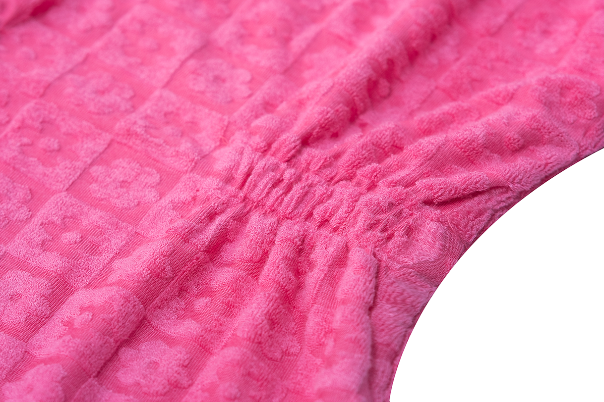 Someone "Kleid Becca" aus weichem Frottee - Pink