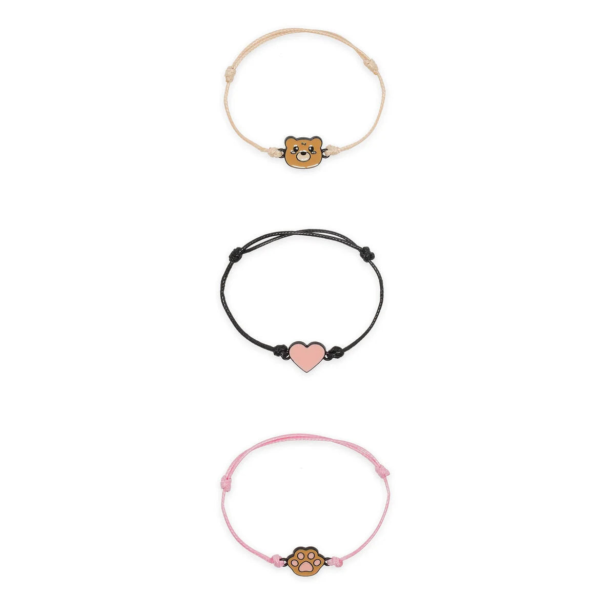 Legami Set aus 3 Armbändern - Teddy Bear