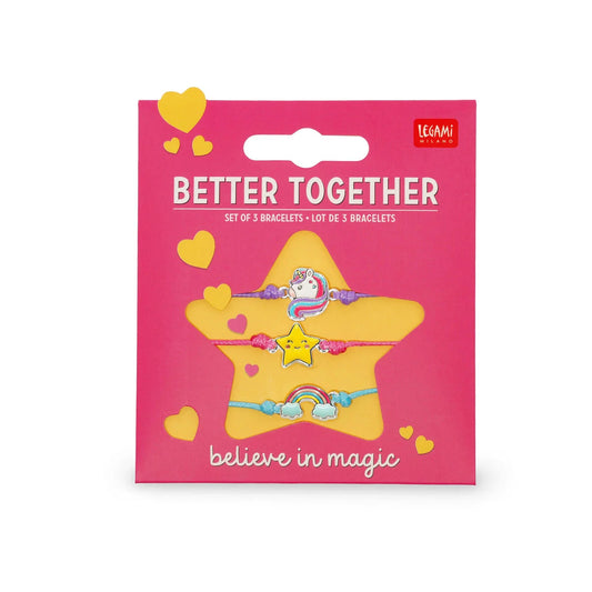 Legami Set aus 3 Armbändern - Unicorn