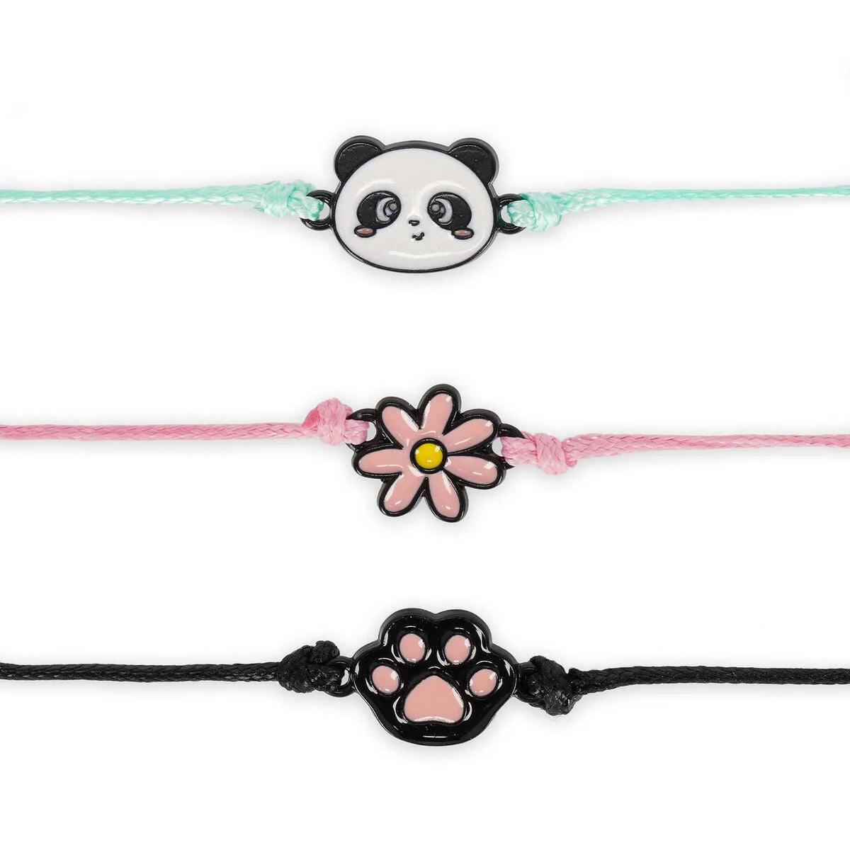 Legami Set aus 3 Armbändern - Panda