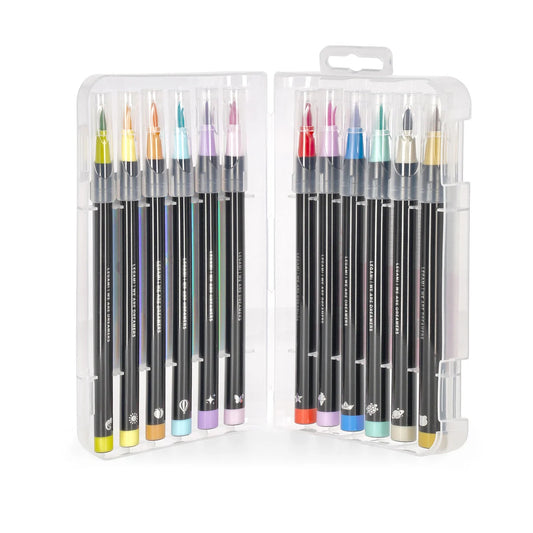 Legami "Set mit 12 Pinselstiften Pastel Colours" - Brush Markers