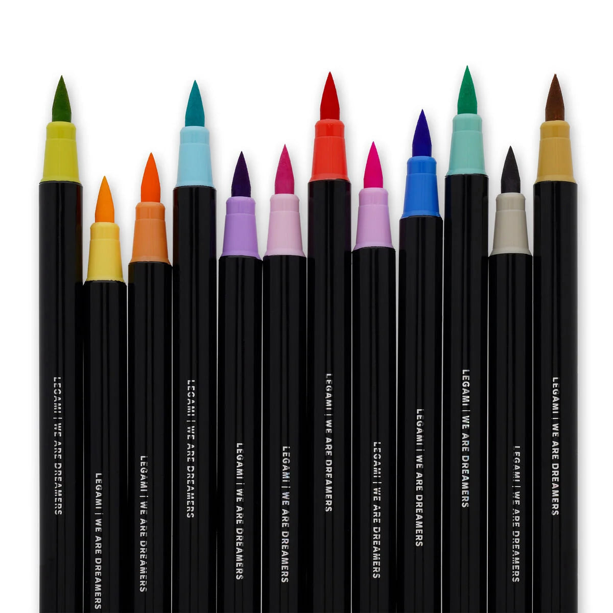 Legami "Set mit 12 Pinselstiften Pastel Colours" - Brush Markers