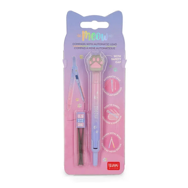 Legami Zirkel mit automatischer Mine - Meow