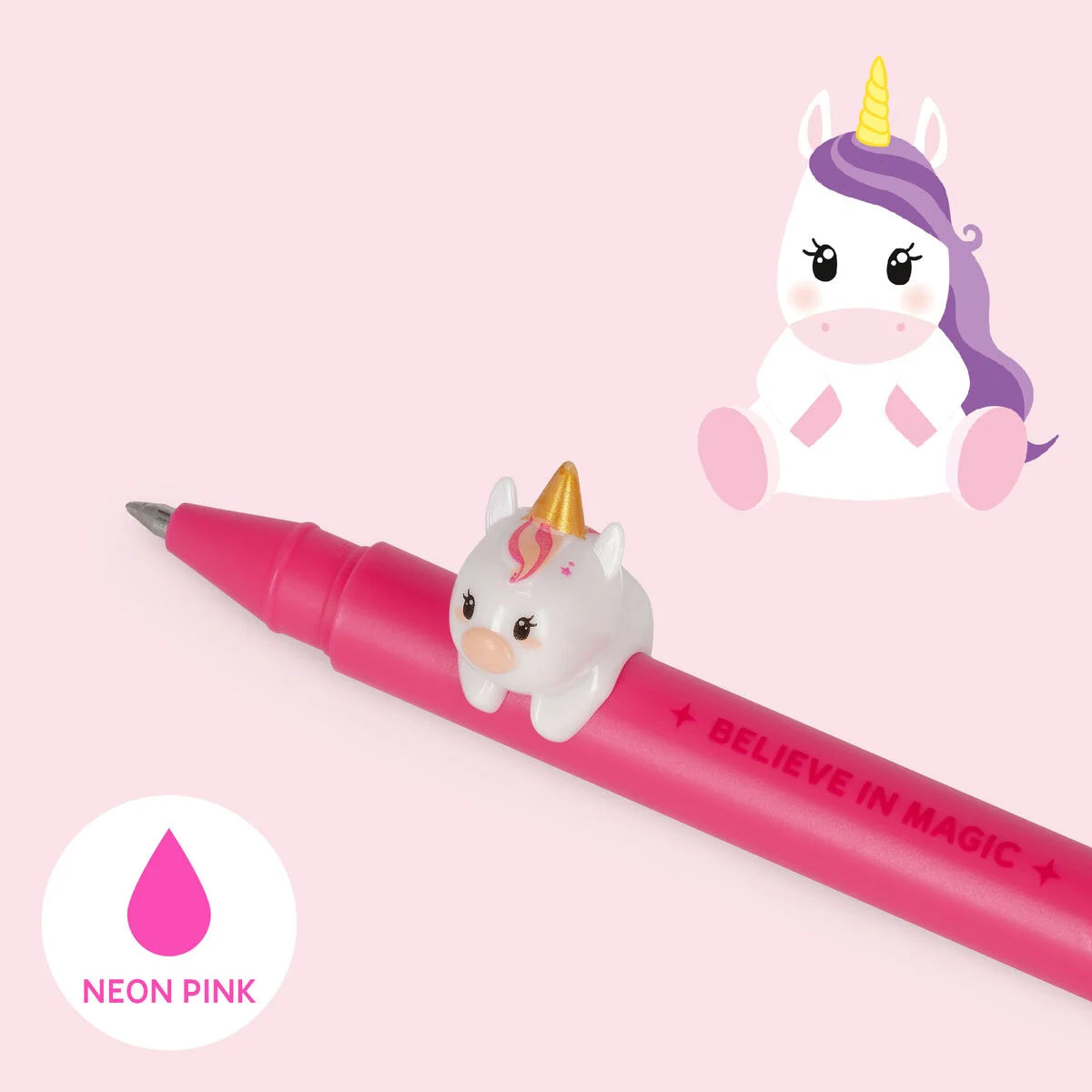 Gelstift mit Deko-Tierchen Unicorn „Believe in magic“ - Lovely Friends