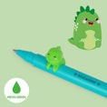 Bild in Galerie-Betrachter laden, Gelstift mit Deko-Tierchen Dino „Rooarrr“ - Lovely Friends
