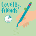 Bild in Galerie-Betrachter laden, Gelstift mit Deko-Tierchen Dino „Rooarrr“ - Lovely Friends
