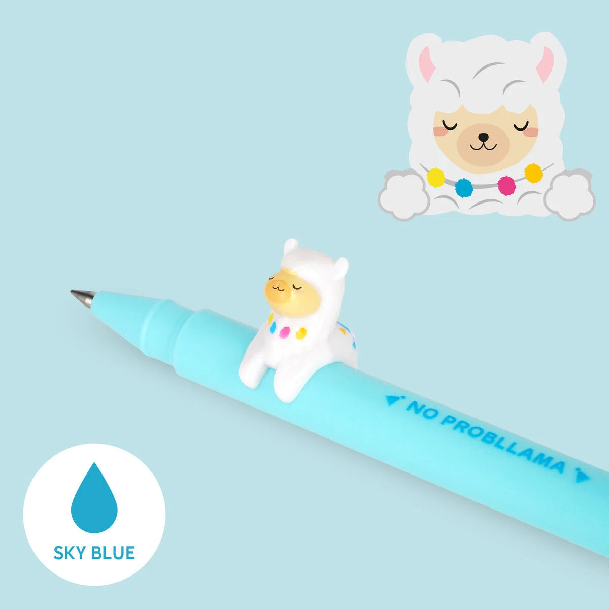 Gelstift mit Deko-Tierchen Llama „No Probllama“ - Lovely Friends