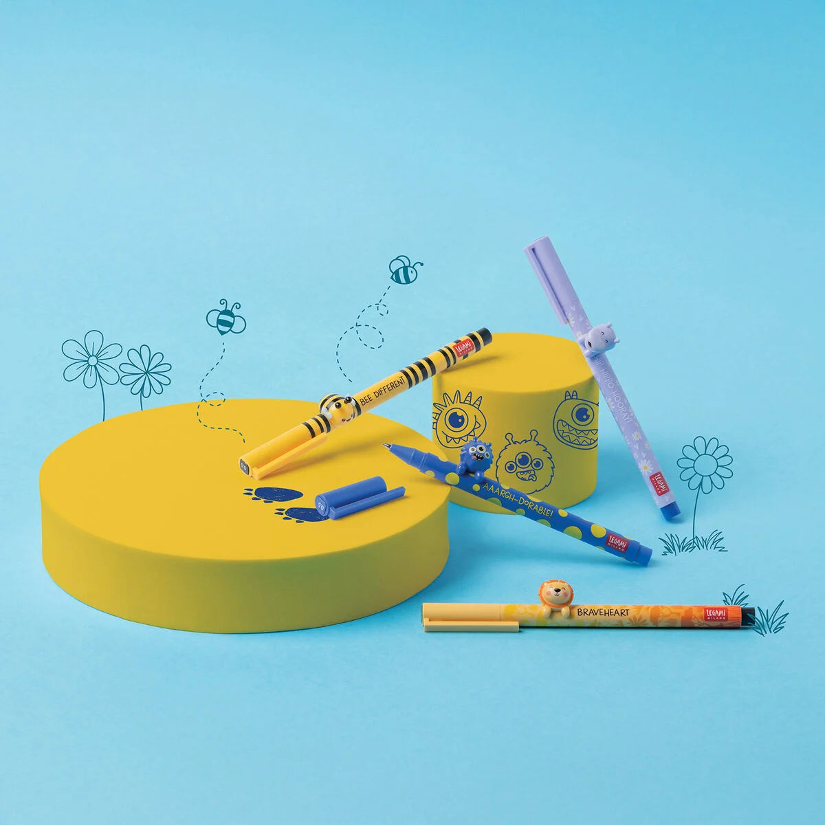 Gelstift mit Deko-Tierchen Bee „Bee Different“ - Lovely Friends