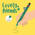 Bild in Galerie-Betrachter laden, Legami Stift mit Deko-Tierchen Gorilla „Wild but Kind“ - Lovely Friends
