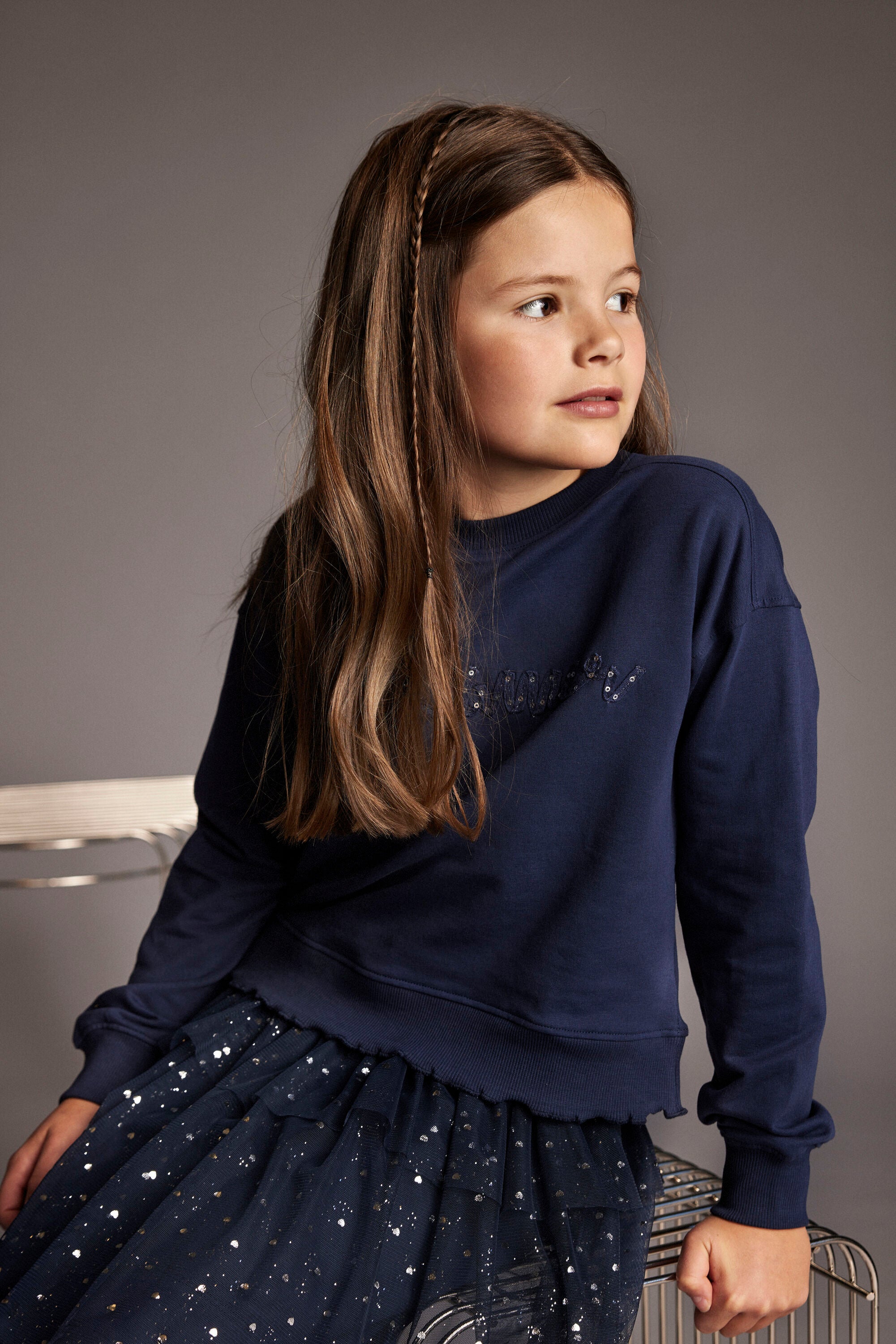 Creamie "Sweatshirt" - Black Iris