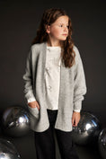 Bild in Galerie-Betrachter laden, Creamie "Strickjacke lang" - Light Grey Melange
