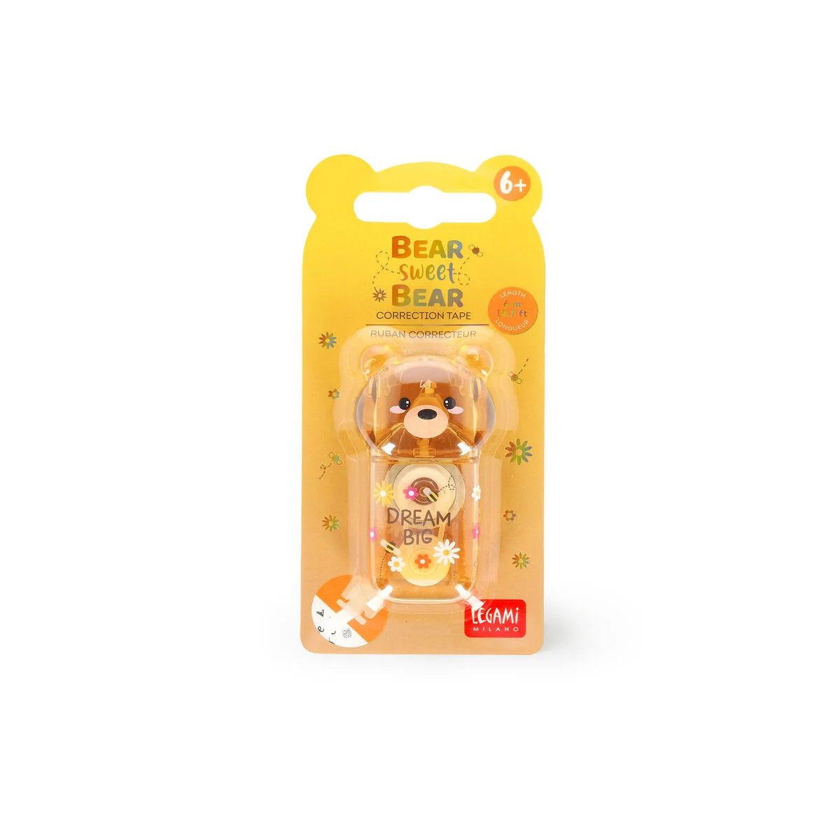 Legami 2-in-1 Korrekturroller und Kleberoller - Bear Sweet Bear