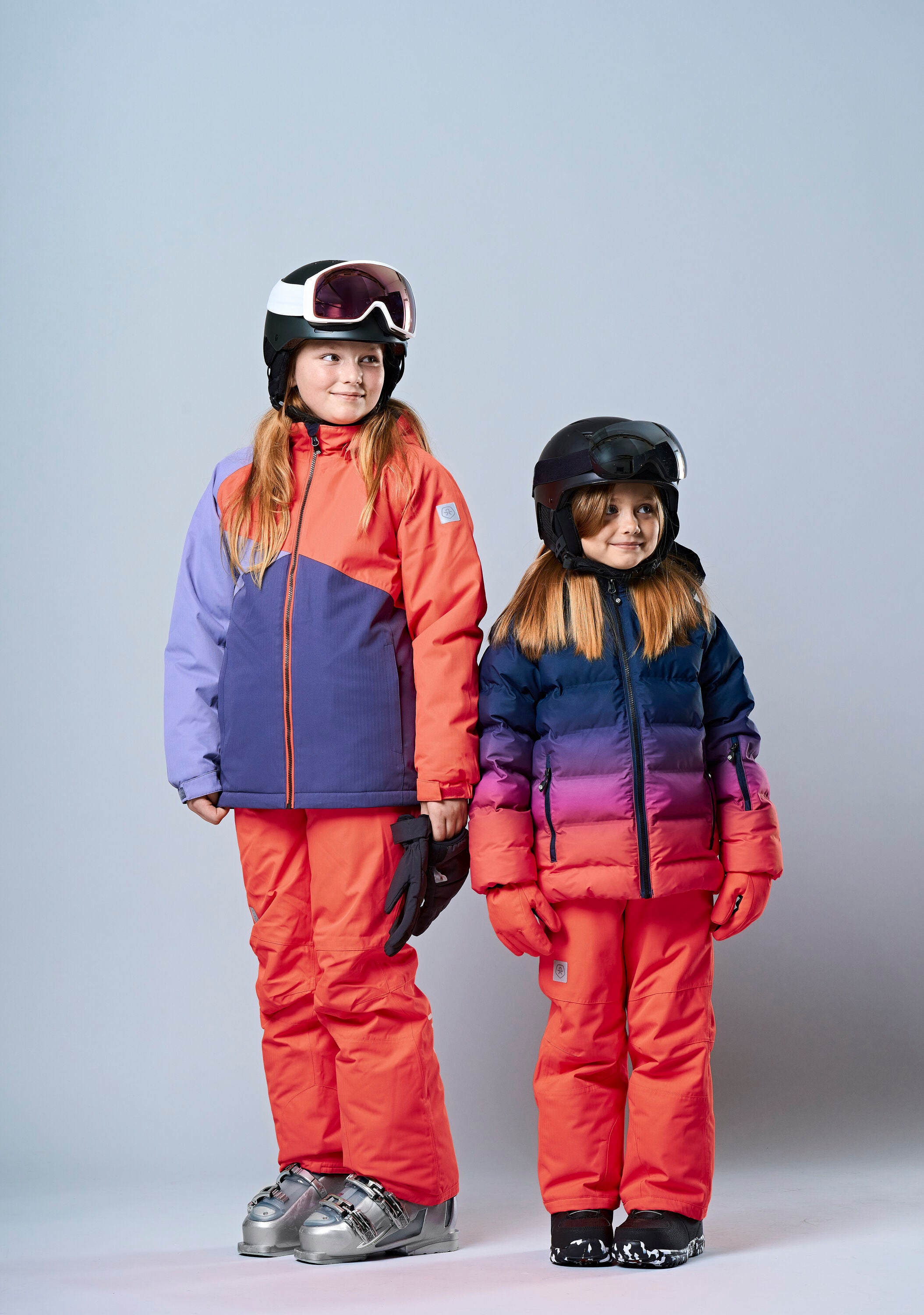 Color Kids "Ski-Jacke Quilt & Gradient" - Diva Pink