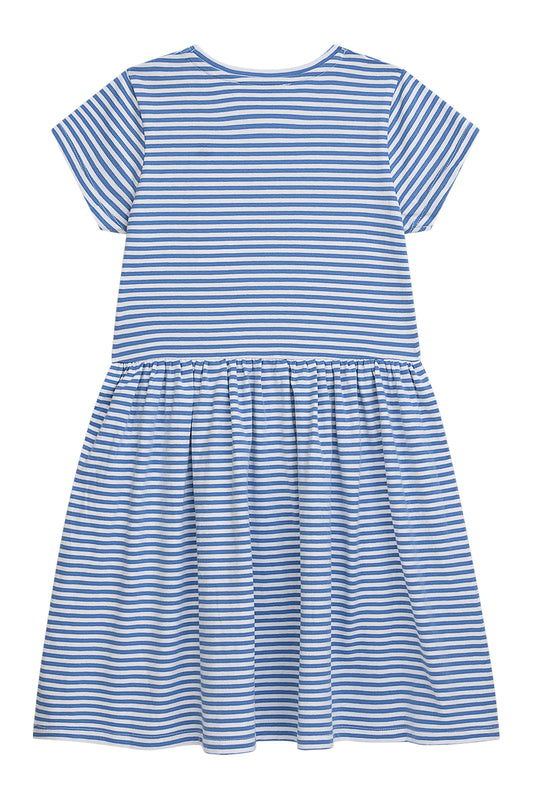 Danamade Kleid Merle, gestreift - Blue