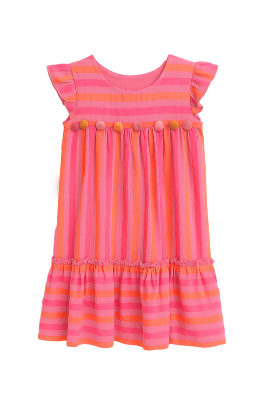 Danamade Kleid Jennie - Neon Pink