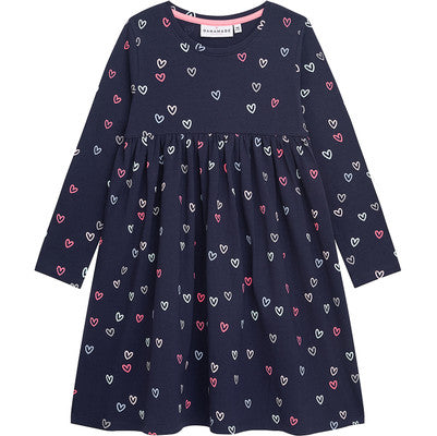 Danamade "Kleid Della langarm" - Herzchen