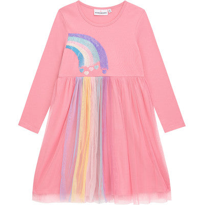 Danamade "Kleid Fee langarm" - Regenbogen