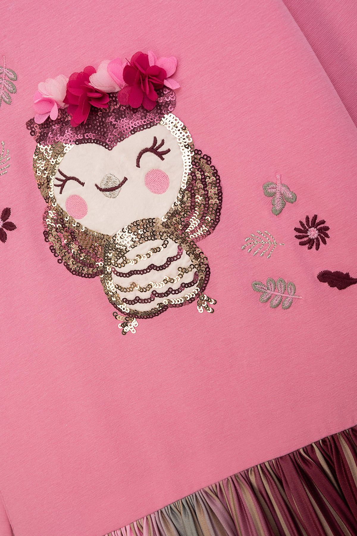 Danamade Kleid langarm mit Druck - Candy