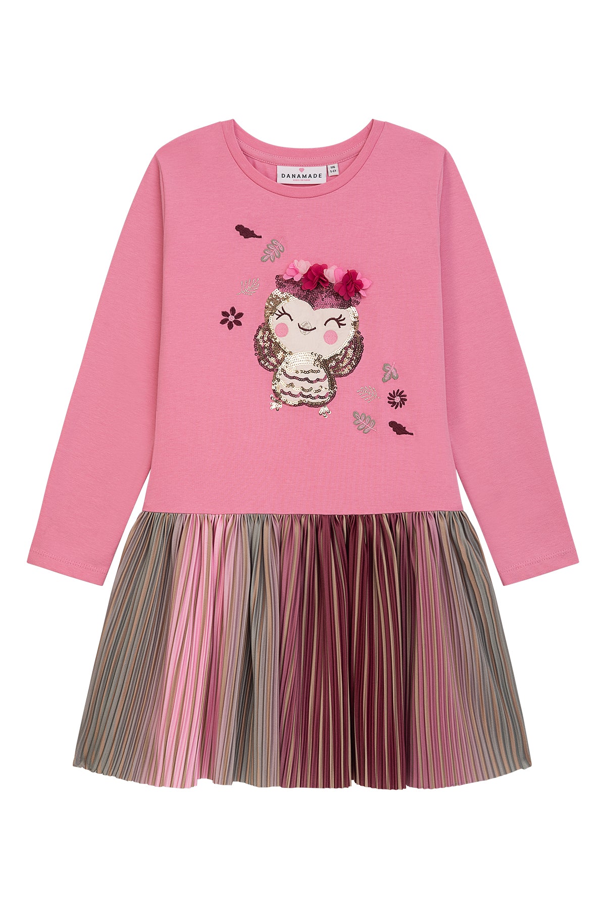 Danamade Kleid langarm mit Druck - Candy